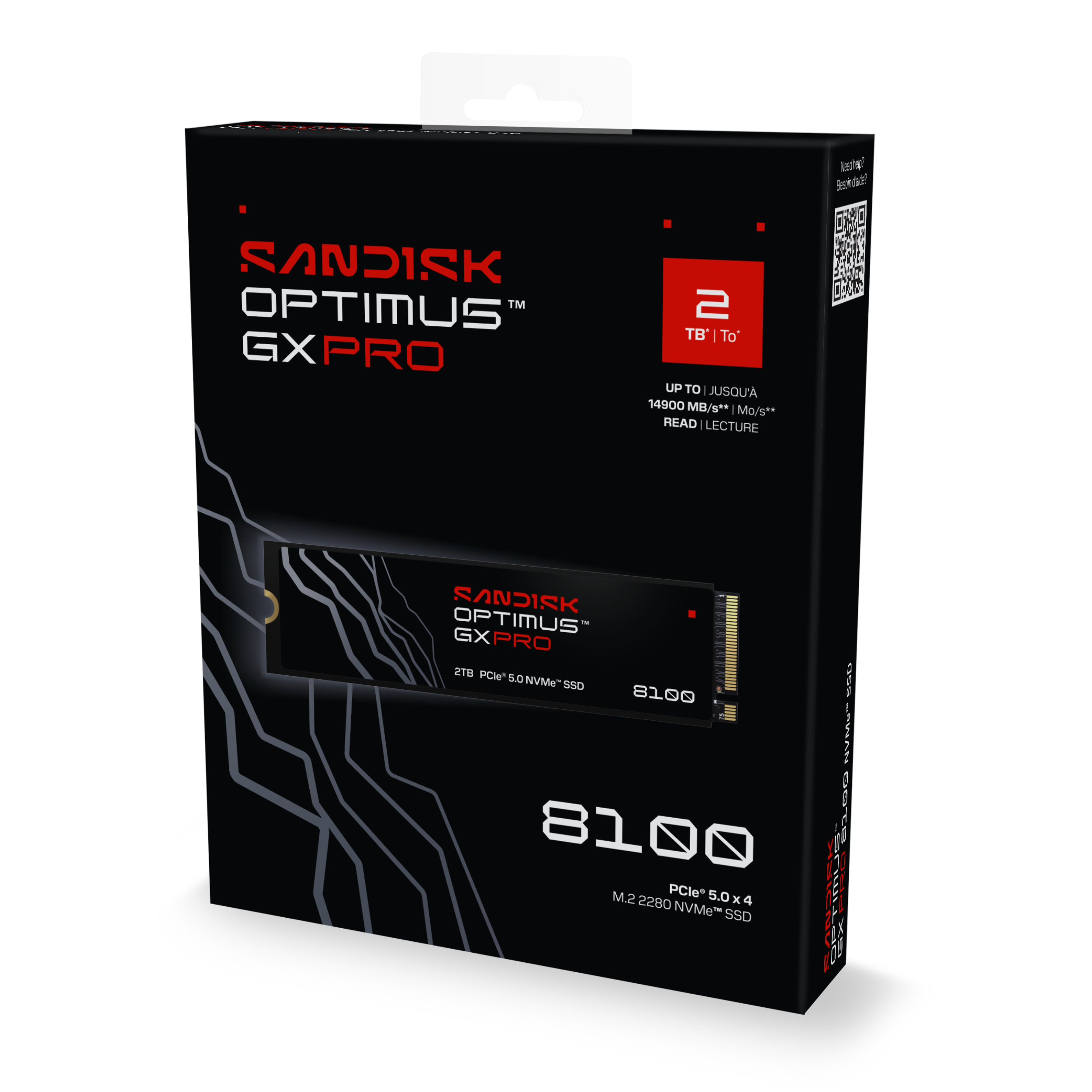 SANDISK Optimus™ GX PRO 8100 PCIe® 5.0 NVMe™ SSD (1TB/ 2TB)-Data Storage-futuromic